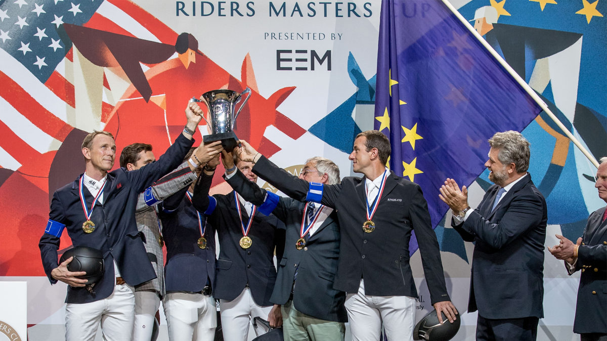 Harrie Smolders levert Europa de overwinning in Riders Masters Cup New York