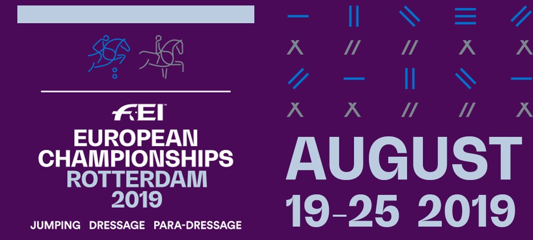 250 dagen tot FEI Europese Kampioenschappen Springen, Dressuur en Para-Dressuur Rotterdam 2019