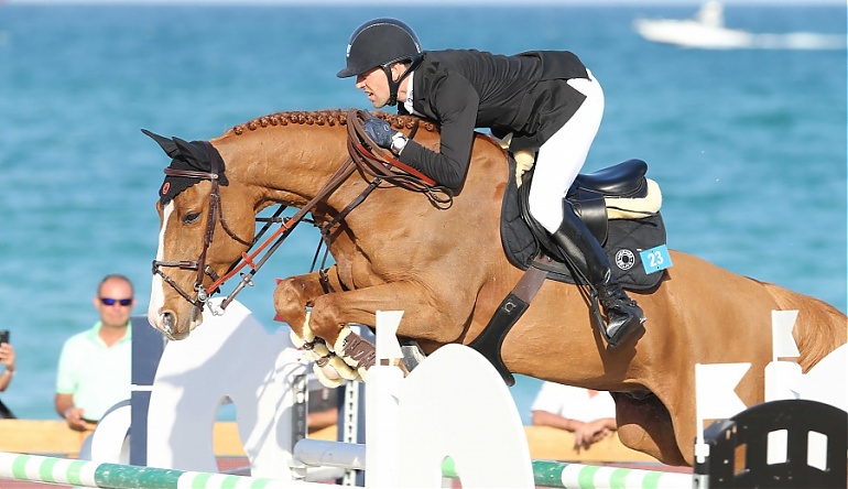 Grand Prix-paard Sultan de Beaufour voor Jérome Guery