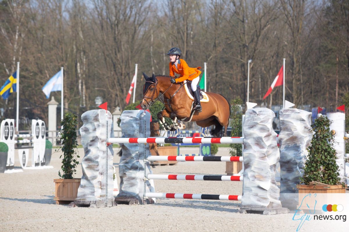 Mart Ijland neemt mooie start in eerste ronde EK pony's Strzegom