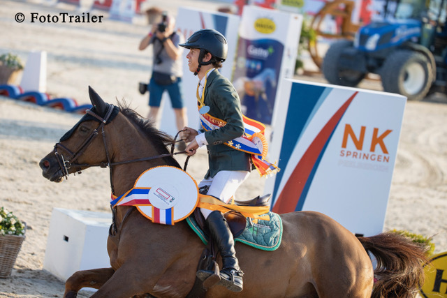 Yannick Janssen-Van Grunsven is Nederlands kampioen bij de pony's!