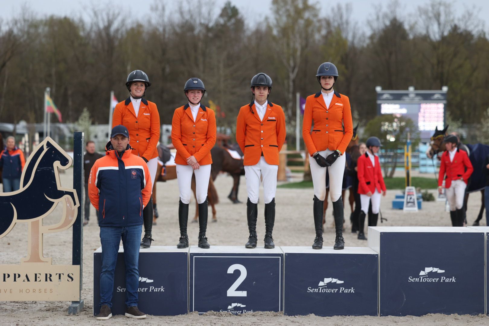 Zilver voor Nederlandse Young Riders in Nations Cup Opglabbeek